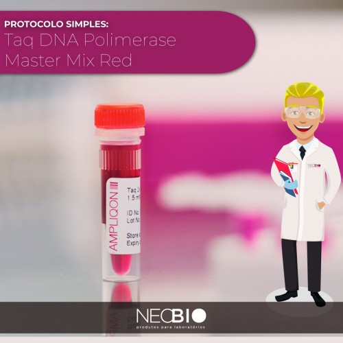 Protocolo simples para utiliza&ccedil;&atilde;o da Taq DNA Polimerase Master Mix Red 