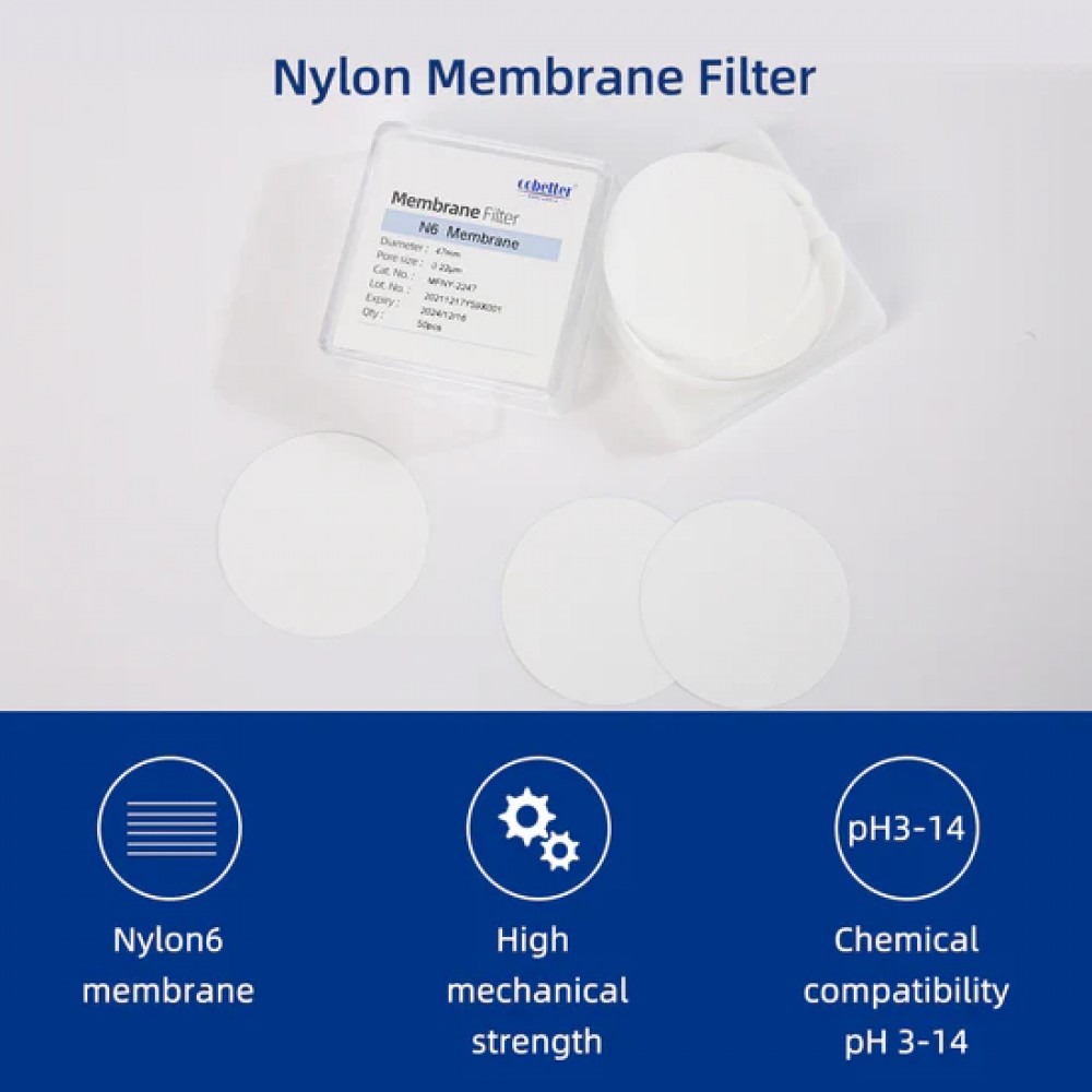 Filtros de Membrana de Disco de Nylon Hidrof&iacute;lico