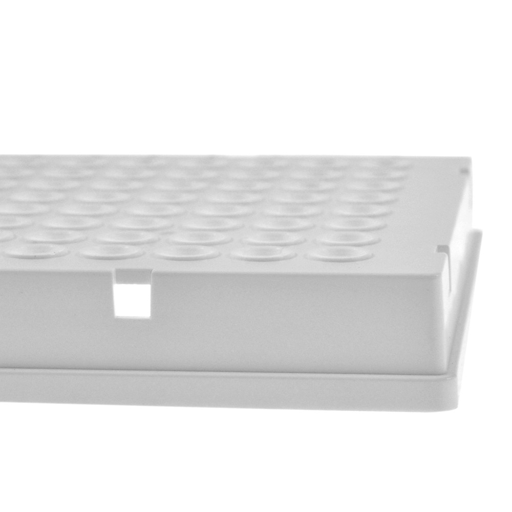 Microplaca 96 po&ccedil;os para PCR com saia inteira perfil baixo 100 ul 