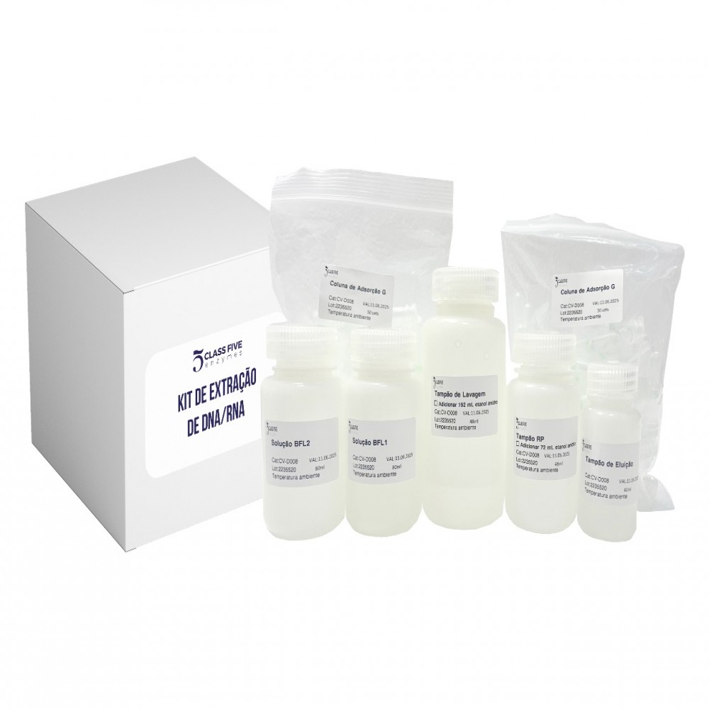 KIT de Extra&ccedil;&atilde;o de DNA Gen&ocirc;mico de Fezes