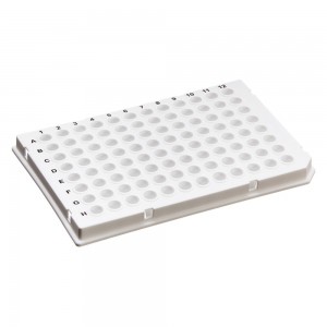 Microplaca para PCR branca semi saia perfil baixo 100 uL