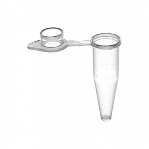 Tubo de PCR de 0,2 ml com tampa plana transparente com janela &oacute;ptica reduzida.para qPCR