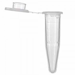 Microtubos para PCR de 200 uL com tampa reta