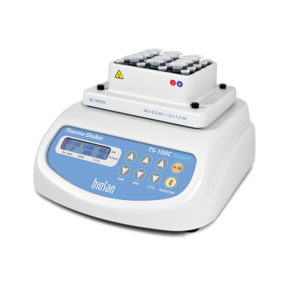 TS-100C Smart - Termo-Agitador  com refrigera&ccedil;&atilde;o para microtubos e placas de PCR