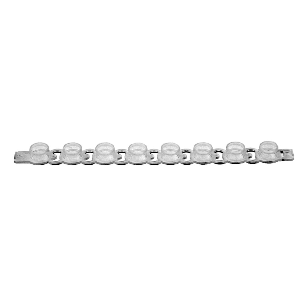 Strips para PCR com tampa reta strip 100 ul