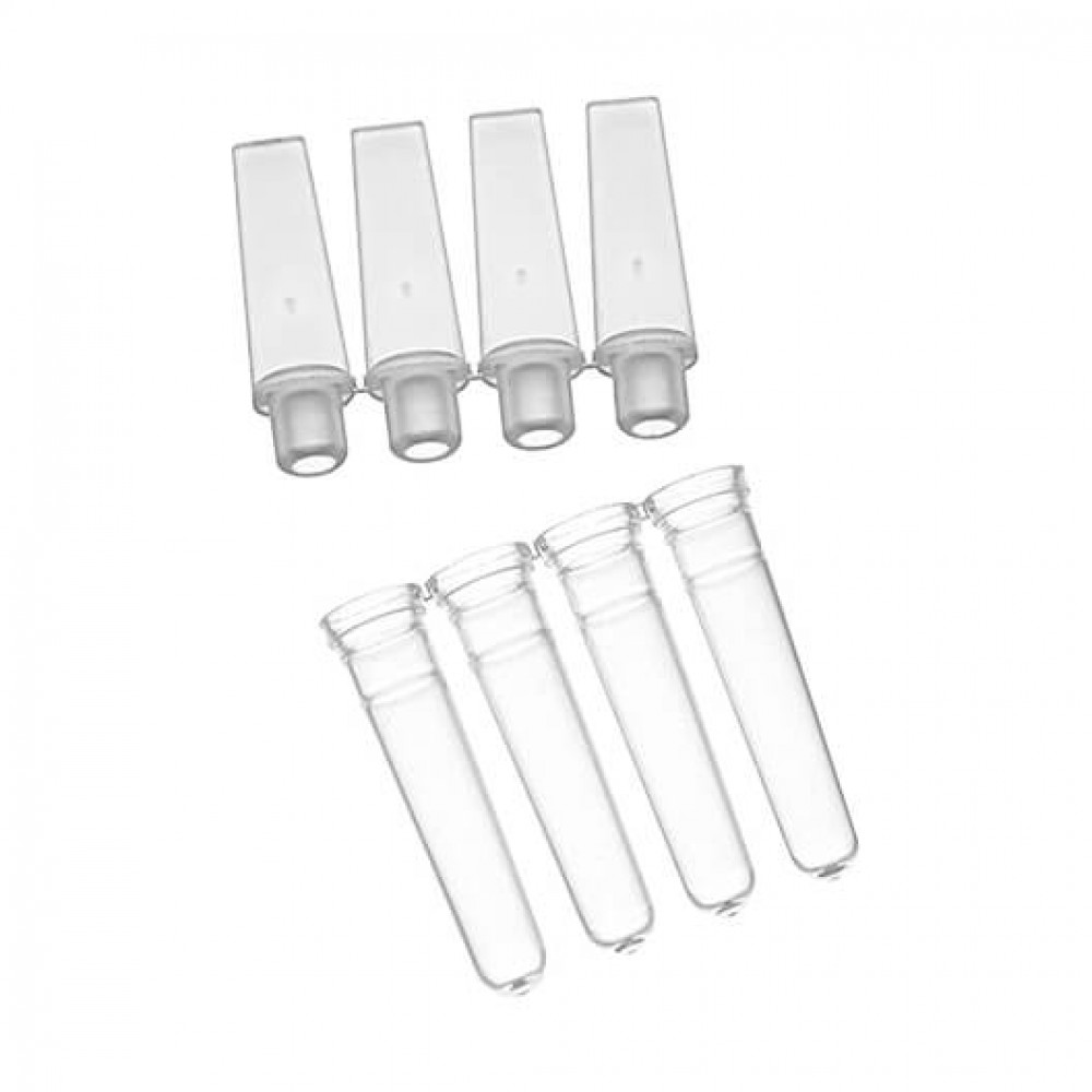 Strip de 100 uL com tampas em tiras de 4 microtubos para Rotor Gene&reg; Q.