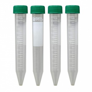 Tubos C&ocirc;nicos tipo Falcon de 15mL para Centr&iacute;fuga 